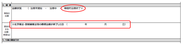 図：医療意見書の例